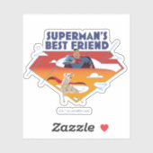 Sticker Le meilleur ami de Superman (Feuille)