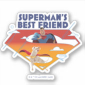 Sticker Le meilleur ami de Superman (Devant)