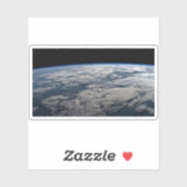 Sticker Le membre de la Terre au-dessus d'une Australie oc (Feuille)