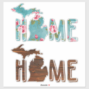 Sticker Le Michigan est chez lui   Michigan
