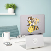 Sticker Le miel de la reine Bee (Ordinateur portable sur le bureau)