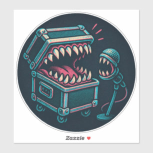 Sticker Le Mimique du karaoké