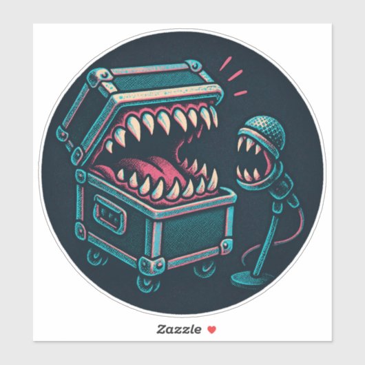 Sticker Le Mimique du karaoké (Feuille)