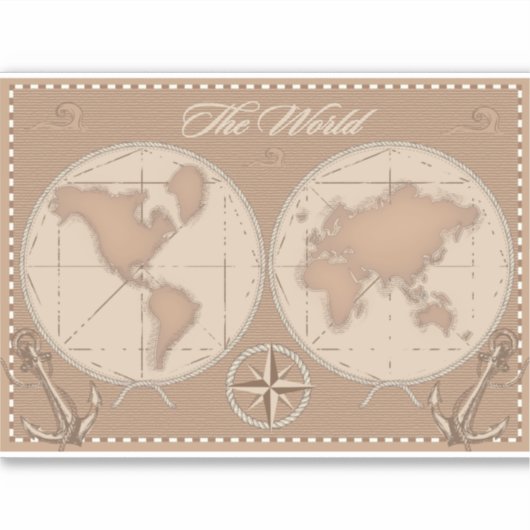 Sticker Le monde (Devant)