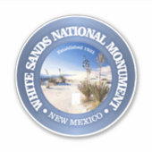 Sticker Le monument national de White Sands (Devant)