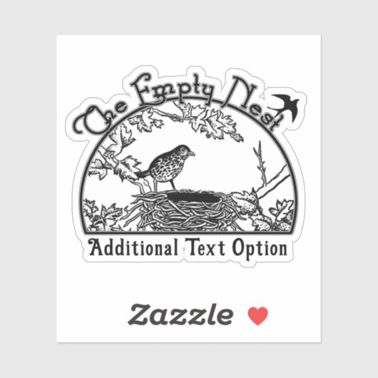 Sticker Le nid vide (Feuille)