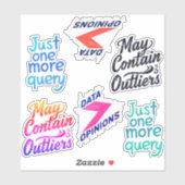 Sticker Le pack d'autocollants vinyle Data Life (Feuille)