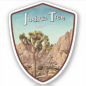 Sticker Le Parc national de Joshua Tree (Devant)
