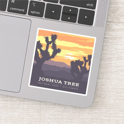 Sticker Le Parc national de Joshua Tree | Californie (Détail)