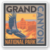 Sticker Le Parc national du Grand Canyon | Condor (Devant)