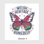 STICKER LE PATRIMOINE BIEN ÉLEVÉ EST PROFOND (Feuille)