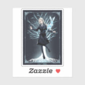 Sticker Le Patronus lapin d'Anime Luna Lovegood (Feuille)