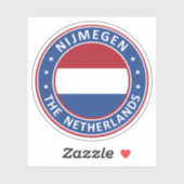 Sticker Le Pays-Bas, Nijmegen (Feuille)