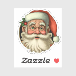 Sticker Le Père Noël arrive au Sourire en céramique Ball C