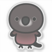 Sticker Le perroquet de Bourke (Devant)