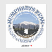 Sticker Le pic de Humphrey (Feuille)