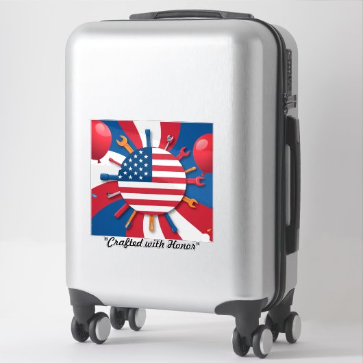 Sticker "Le pouvoir dans l'unité" (Sur valise)