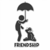 Sticker Le pouvoir et la beauté de l'amitié (Devant)