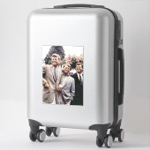 Sticker Le président américain John Kennedy & Robert & Ted (Sur valise)