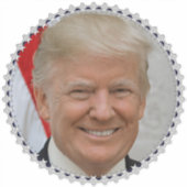 Sticker Le président Trump Portrait (Devant)