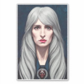 Sticker Le Protector Elder Witch Art Imaginaire peinture (Devant)