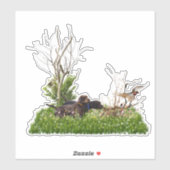 Sticker Le Pudelpointer (Feuille)