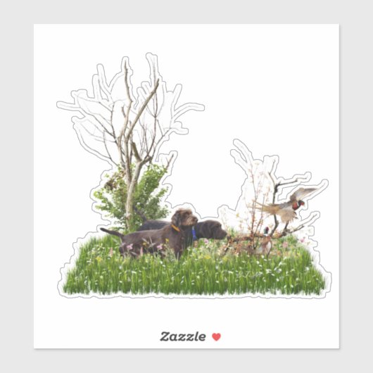 Sticker Le Pudelpointer (Feuille)