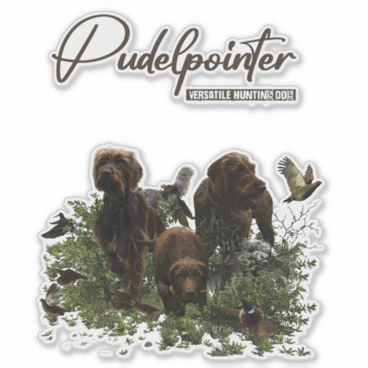 Sticker Le Pudelpointer (Devant)