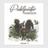Sticker Le Pudelpointer (Feuille)