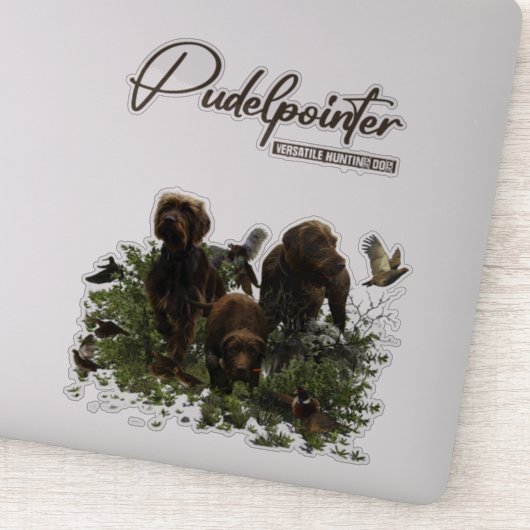 Sticker Le Pudelpointer (Détail)