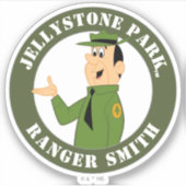 Sticker Le Ranger Smith Portrait de Jellystone (Devant)