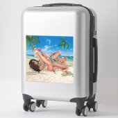 STICKER LE RESTREINTE DE BILLETS DE BEACH BUNNY (Sur valise)