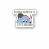 Sticker Le rêve de George en colère (Devant)