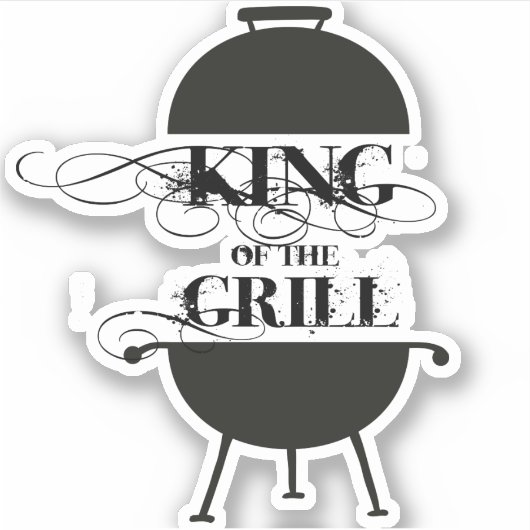 Sticker Le Roi Du Grill (Devant)