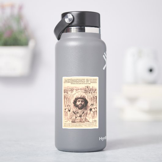Sticker Le Roi Salomon Entouré De Danseuses (HydroFlask)