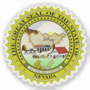 Sticker Le sceau de l'état du Nevada