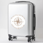 Sticker Le Seigneur établit son bâton de pas (Sur valise)