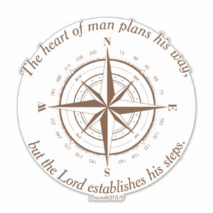 Sticker Le Seigneur établit son bâton de pas