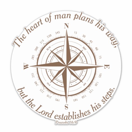 Sticker Le Seigneur établit son bâton de pas (Devant)