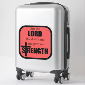 Sticker Le Seigneur Était Avec Moi (Sur valise)
