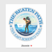 Sticker Le sentier battu (Hiker C) (Feuille)