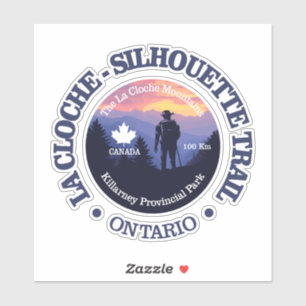 Sticker Le sentier de la Cloche-Silhouette (rd2)