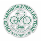 Sticker Le sentier Fred Marquis Pinellas (cyclisme) (Devant)