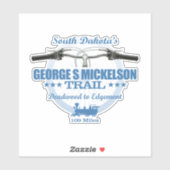 Sticker Le sentier George S Mickelson (H2) (Feuille)