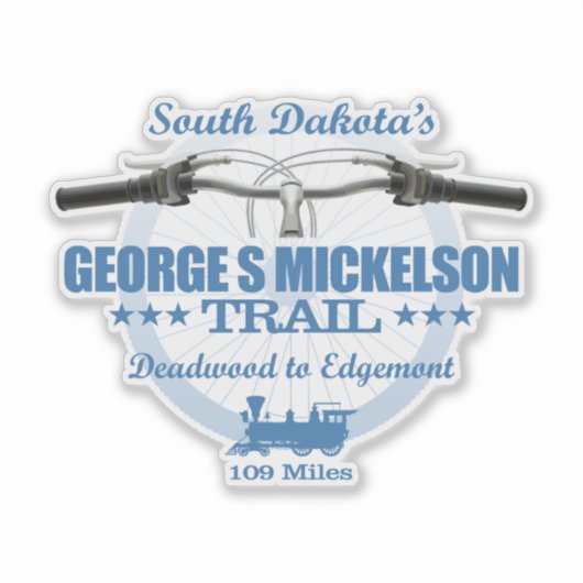 Sticker Le sentier George S Mickelson (H2) (Devant)