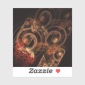 Sticker Le son de la musique Art Abstrait (Feuille)