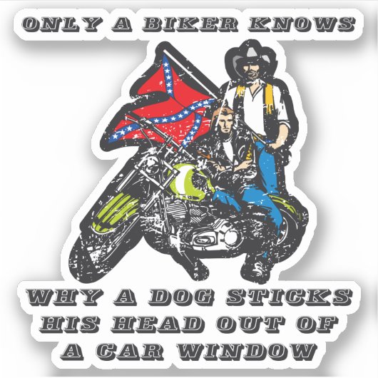 Sticker Le sort d'Only a Biker (Devant)
