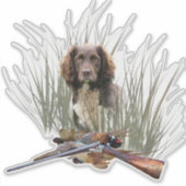 Sticker Le Sprocker Spaniel, L'art des chiens d'armes (Devant)