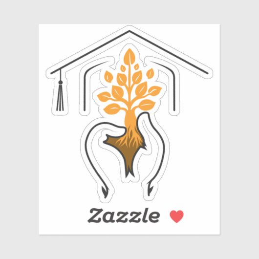 Sticker Le succès est incarné par un puissant slogan (Feuille)