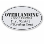 Sticker Le suratterrissage, c'est de bons amis...et une te (Devant)